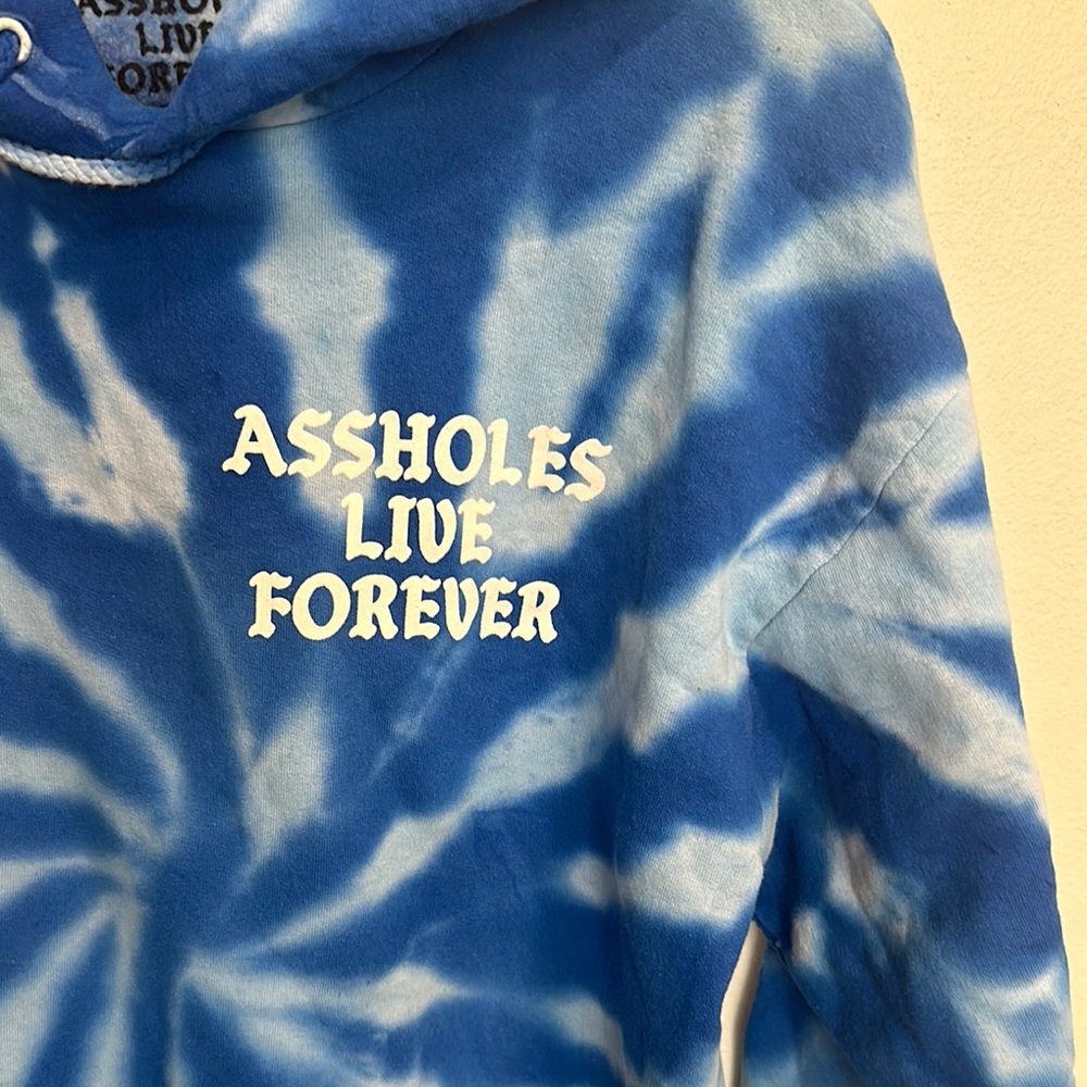 Assholes live forever Artistic Tie-Dye Sweatshirt - Picture 3 of 5